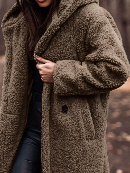 Teddy Bear Hooded Longline Outerwear – Uneeque Designzz