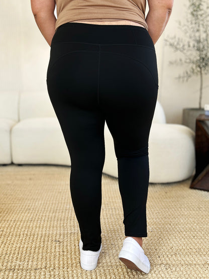 Wide Waistband Sports Leggings – Uneeque Designzz