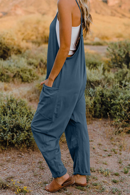 Double Take Full Size V-Neck Sleeveless Jumpsuit with Pockets – Uneeque Designzz