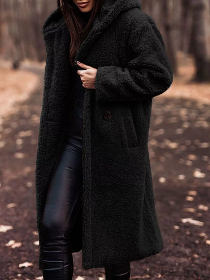 Teddy Bear Hooded Longline Outerwear – Uneeque Designzz