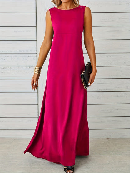 Sleeveless Flowy Maxi Dress – Uneeque Designzz
