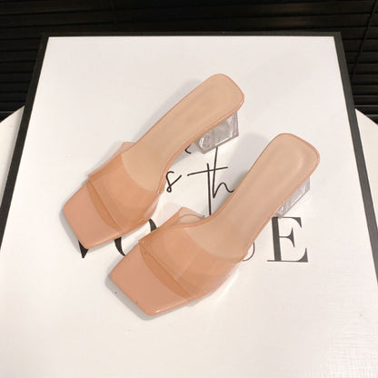 Open Toe Block Heel Sandals – Uneeque Designzz
