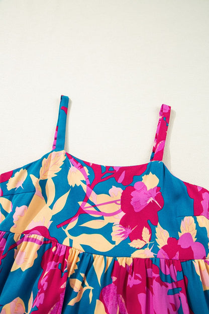 Floral Square Neck Cami Dress with Pockets – Uneeque Designzz