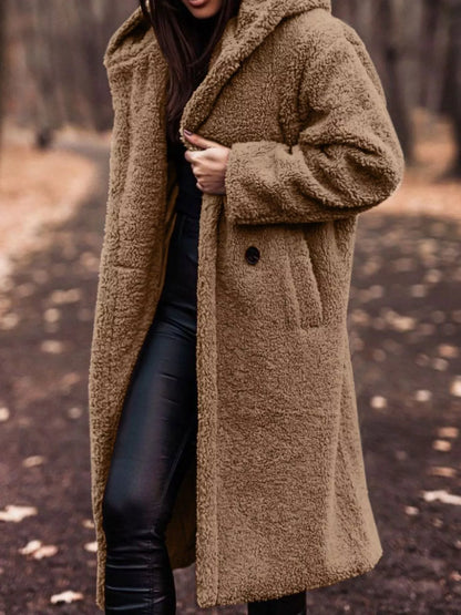 Teddy Bear Hooded Longline Outerwear – Uneeque Designzz