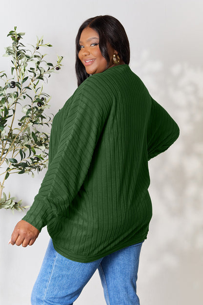Basic Bae Full Size Ribbed Cocoon Cardigan – Uneeque Designzz