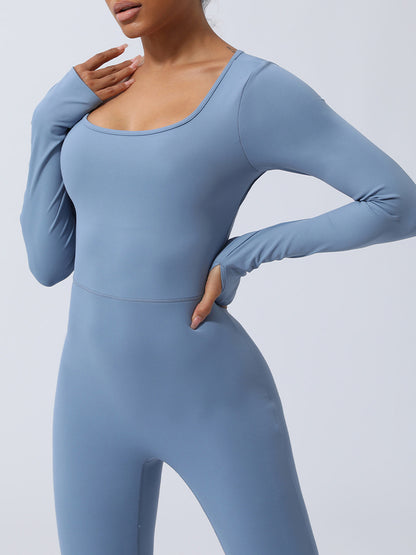 Twisted Backless Long Sleeve Jumpsuit – Uneeque Designzz