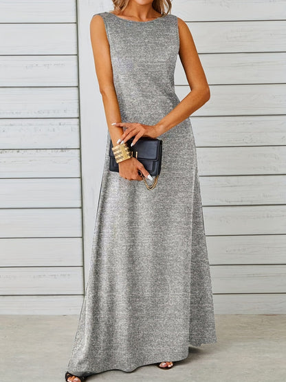 Sleeveless Flowy Maxi Dress – Uneeque Designzz