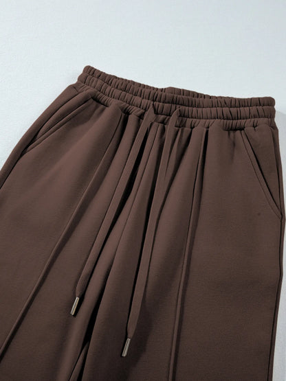 Collared Sweatshirt and High Waist Pants Active Set – Uneeque Designzz