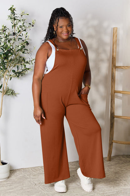 Double Take Full Size Wide Strap Overall with Pockets – Uneeque Designzz