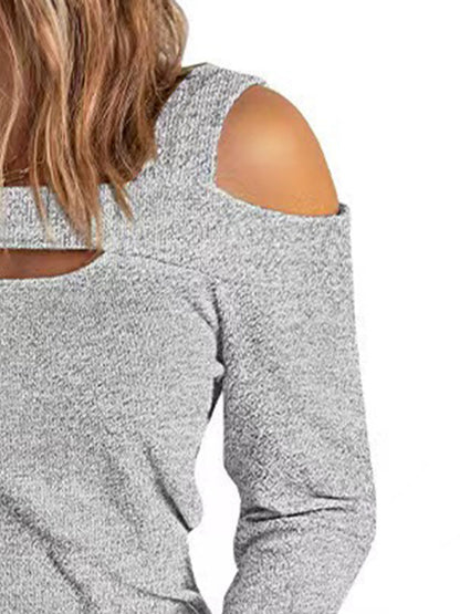 Full Size Cutout Cold Shoulder Blouse – Uneeque Designzz