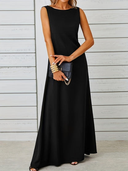 Sleeveless Flowy Maxi Dress – Uneeque Designzz