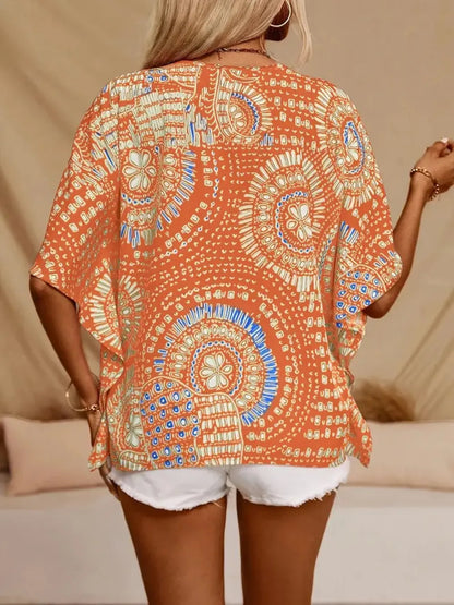 V-Neck Half Sleeve Top – Uneeque Designzz