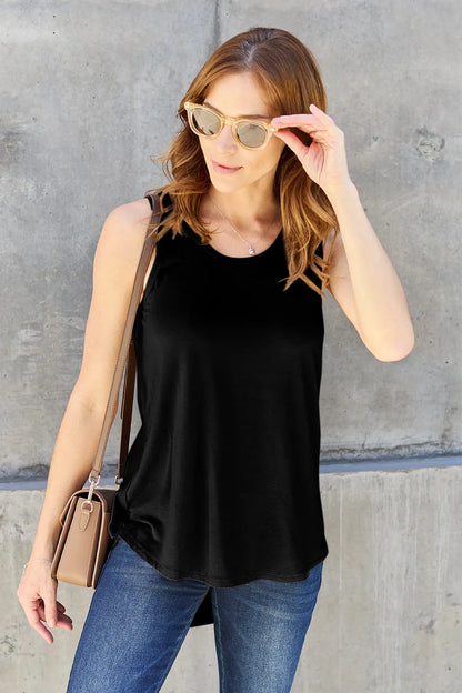 Basic Bae Bamboo Full Size Round Neck Tank – Uneeque Designzz