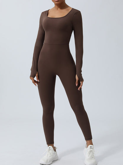 Twisted Backless Long Sleeve Jumpsuit – Uneeque Designzz
