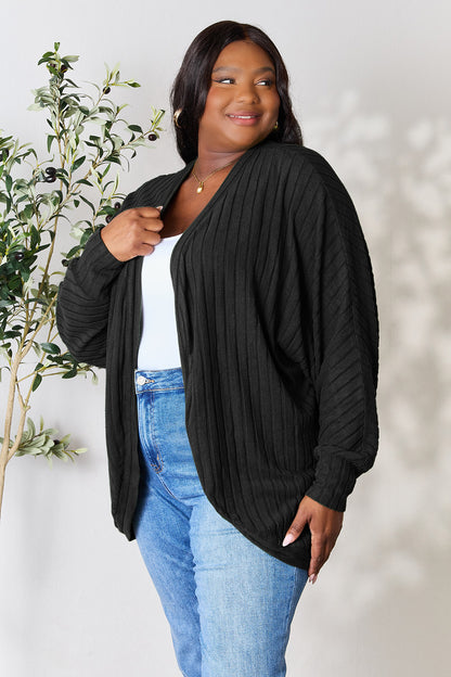 Basic Bae Full Size Ribbed Cocoon Cardigan – Uneeque Designzz