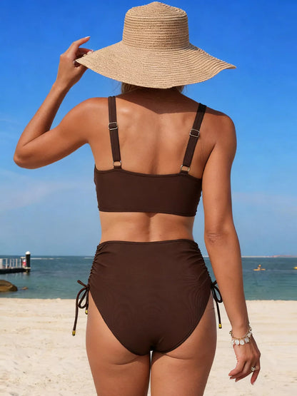 Crisscross High-Waisted Swim Set – Uneeque Designzz