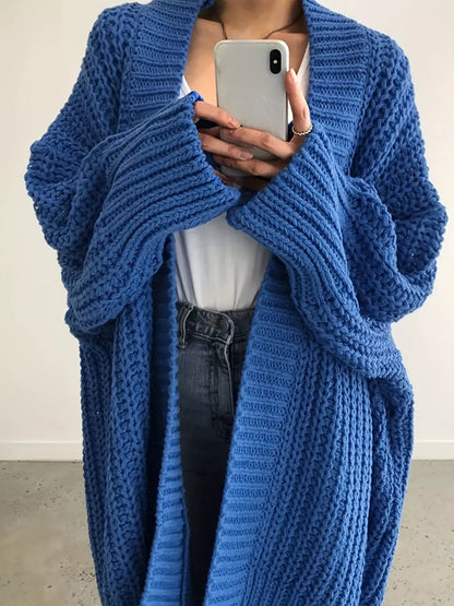 Chunky Knit Open-Front Cardigan – Uneeque Designzz