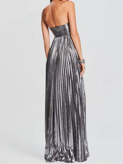 Split Sweetheart Neck Tube Maxi Dress – Uneeque Designzz