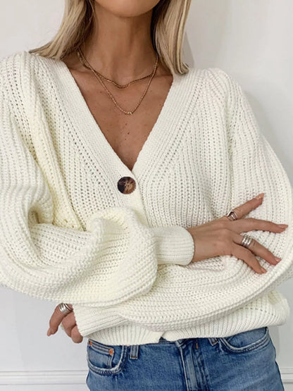 Full Size Chunky Knit Button-Down Cardigan Plus Size – Uneeque Designzz
