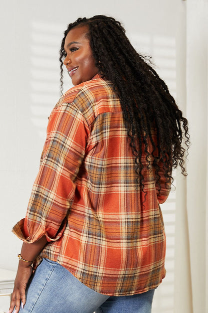 Mandy Plaid Dropped Shoulder Shirt – Uneeque Designzz