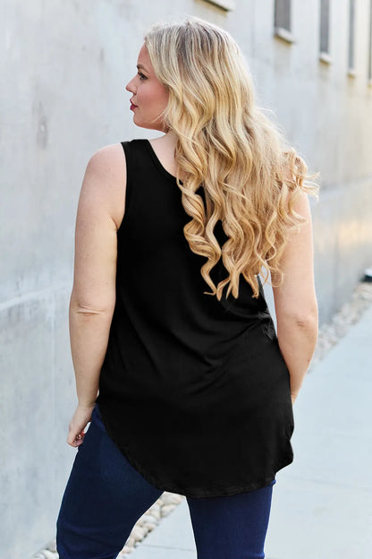 Basic Bae Bamboo Full Size Round Neck Tank – Uneeque Designzz