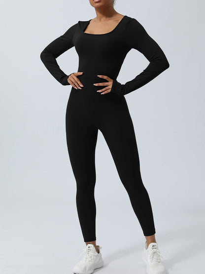 Twisted Backless Long Sleeve Jumpsuit – Uneeque Designzz