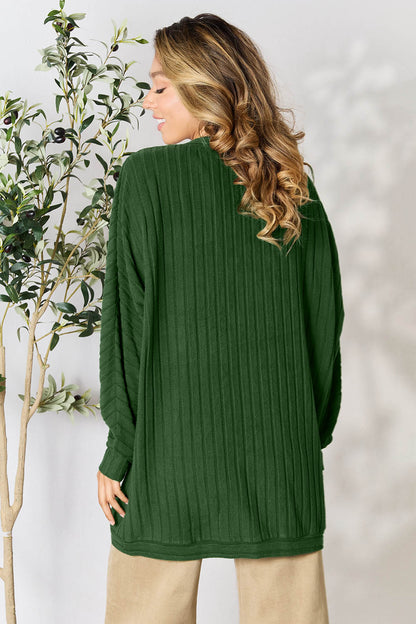 Basic Bae Full Size Ribbed Cocoon Cardigan – Uneeque Designzz