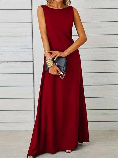 Sleeveless Flowy Maxi Dress – Uneeque Designzz
