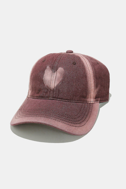 Heart Cotton Baseball Cap – Uneeque Designzz