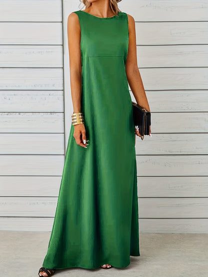 Sleeveless Flowy Maxi Dress – Uneeque Designzz