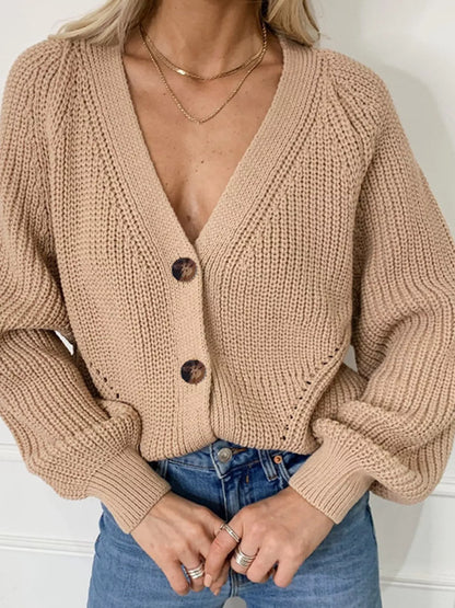Full Size Chunky Knit Button-Down Cardigan Plus Size – Uneeque Designzz