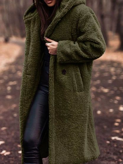 Teddy Bear Hooded Longline Outerwear – Uneeque Designzz