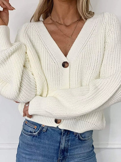 Full Size Chunky Knit Button-Down Cardigan Plus Size – Uneeque Designzz