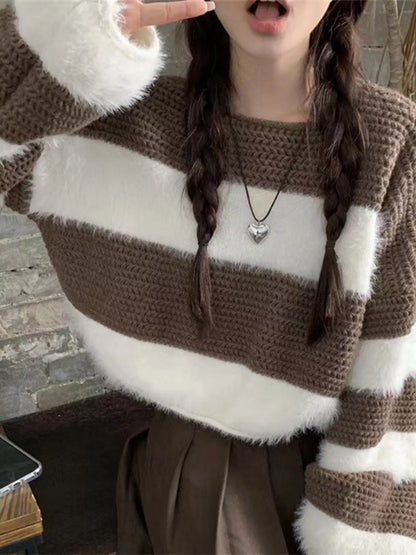 Color Block Dropped Shoulder Sweater – Uneeque Designzz