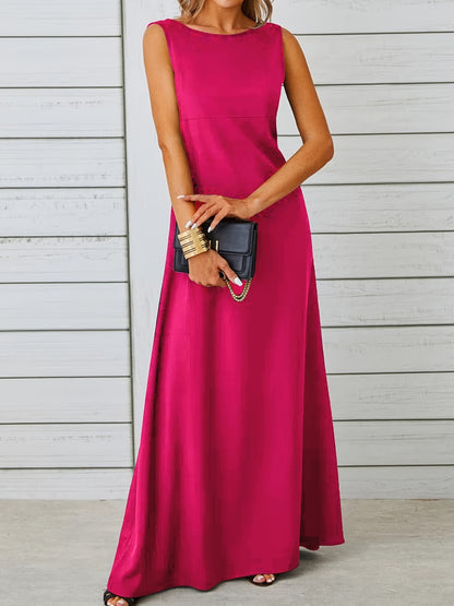Sleeveless Flowy Maxi Dress – Uneeque Designzz
