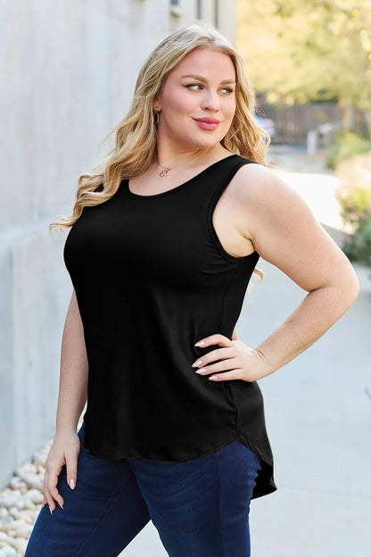 Basic Bae Bamboo Full Size Round Neck Tank – Uneeque Designzz