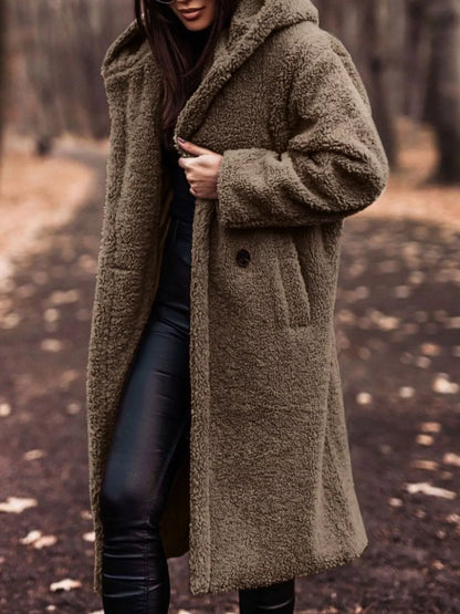 Teddy Bear Hooded Longline Outerwear – Uneeque Designzz