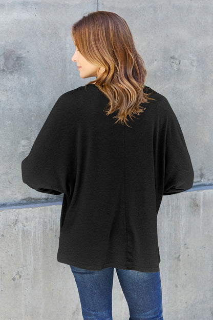 Double Take Full Size Round Neck Long Sleeve T-Shirt – Uneeque Designzz