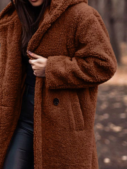 Teddy Bear Hooded Longline Outerwear – Uneeque Designzz