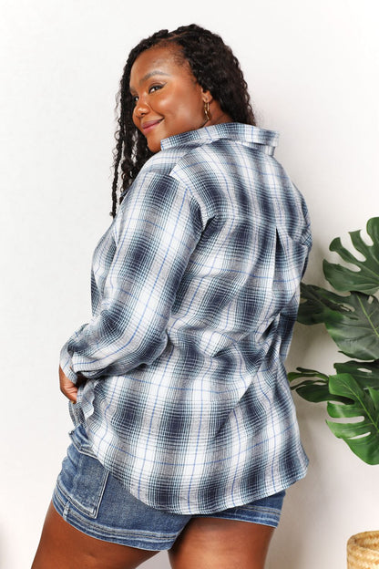 Mandy Plaid Dropped Shoulder Shirt – Uneeque Designzz