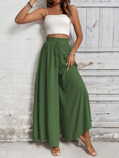 Honey Tied High Waist Wide Leg Pants – Uneeque Designzz