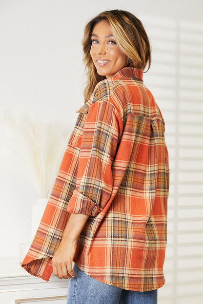 Mandy Plaid Dropped Shoulder Shirt – Uneeque Designzz