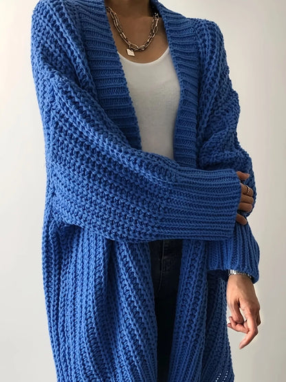 Chunky Knit Open-Front Cardigan – Uneeque Designzz