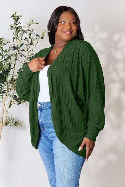 Basic Bae Full Size Ribbed Cocoon Cardigan – Uneeque Designzz
