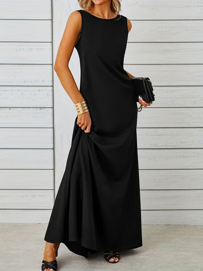 Sleeveless Flowy Maxi Dress – Uneeque Designzz