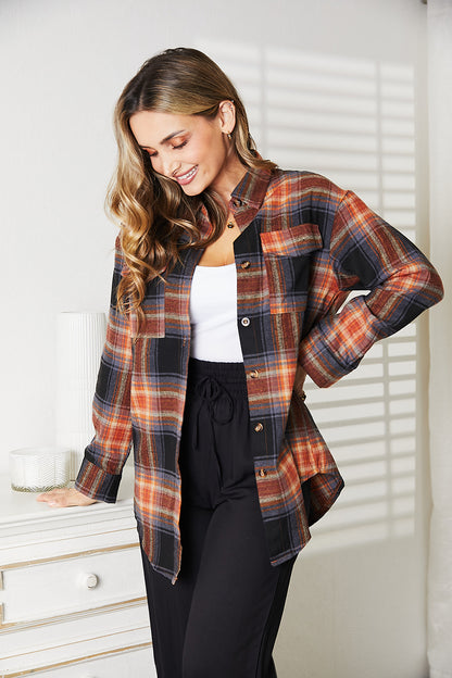 Mandy Plaid Dropped Shoulder Shirt – Uneeque Designzz