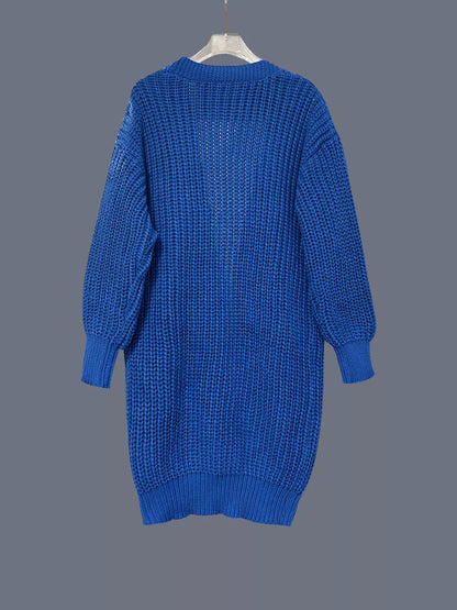 Chunky Knit Open-Front Cardigan – Uneeque Designzz