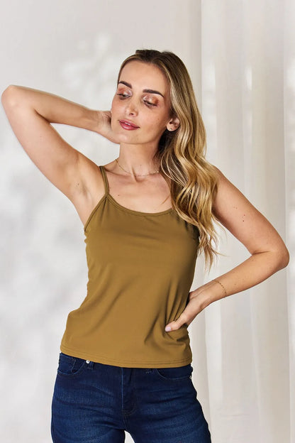 Basic Bae Full Size Round Neck Slim Camisole Plus Size Top – Uneeque Designzz