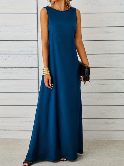 Sleeveless Flowy Maxi Dress – Uneeque Designzz
